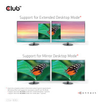 Produktbild för CLUB3D CSV-1593 gränssnittshubbar USB 3.2 Gen 1 (3.1 Gen 1) Type-C 16200 Mbit/s Metallisk