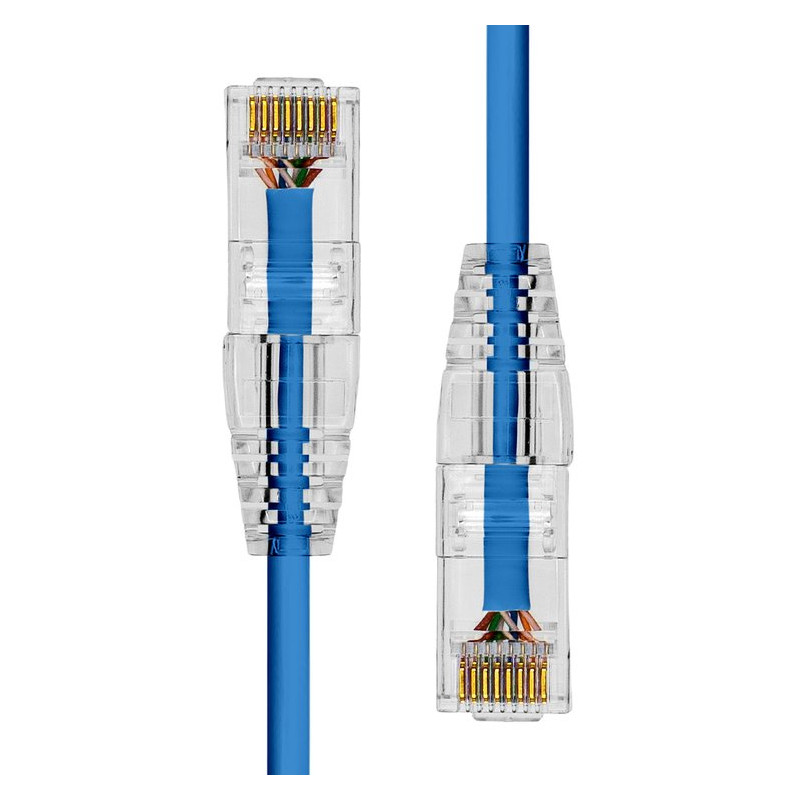 Produktbild för ProXtend S-6AUTP-01BL nätverkskablar Blå 1 m Cat6a U/UTP (UTP)
