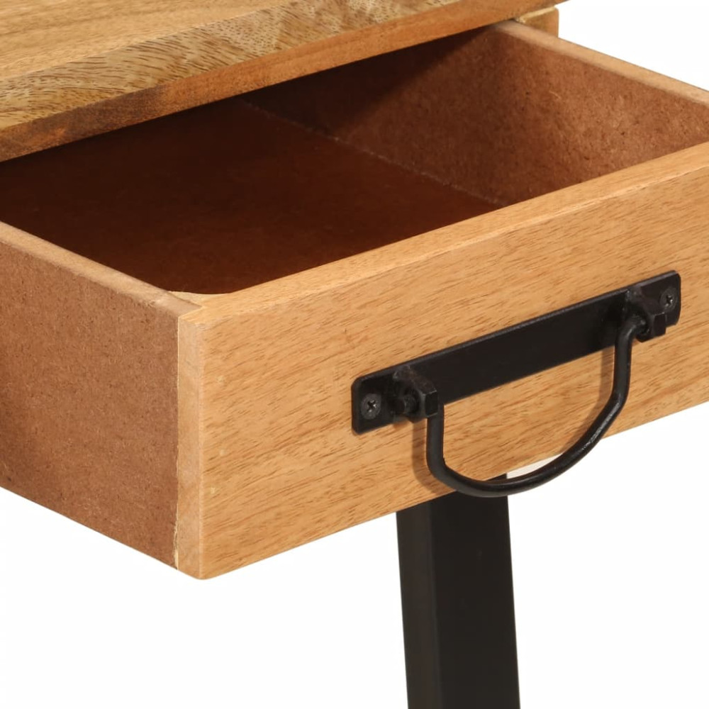 Produktbild för Skrivbord med lådor 105x55x70 cm massivt mangoträ