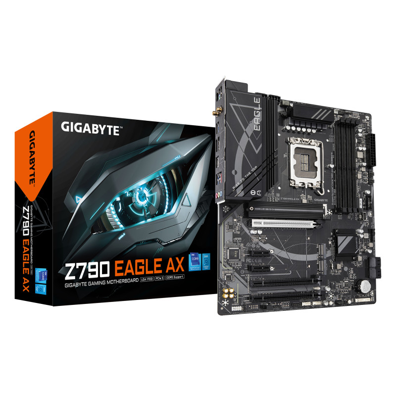 Produktbild för Gigabyte Z790 EAGLE AX moderkort Intel Z790 Express LGA 1700 ATX