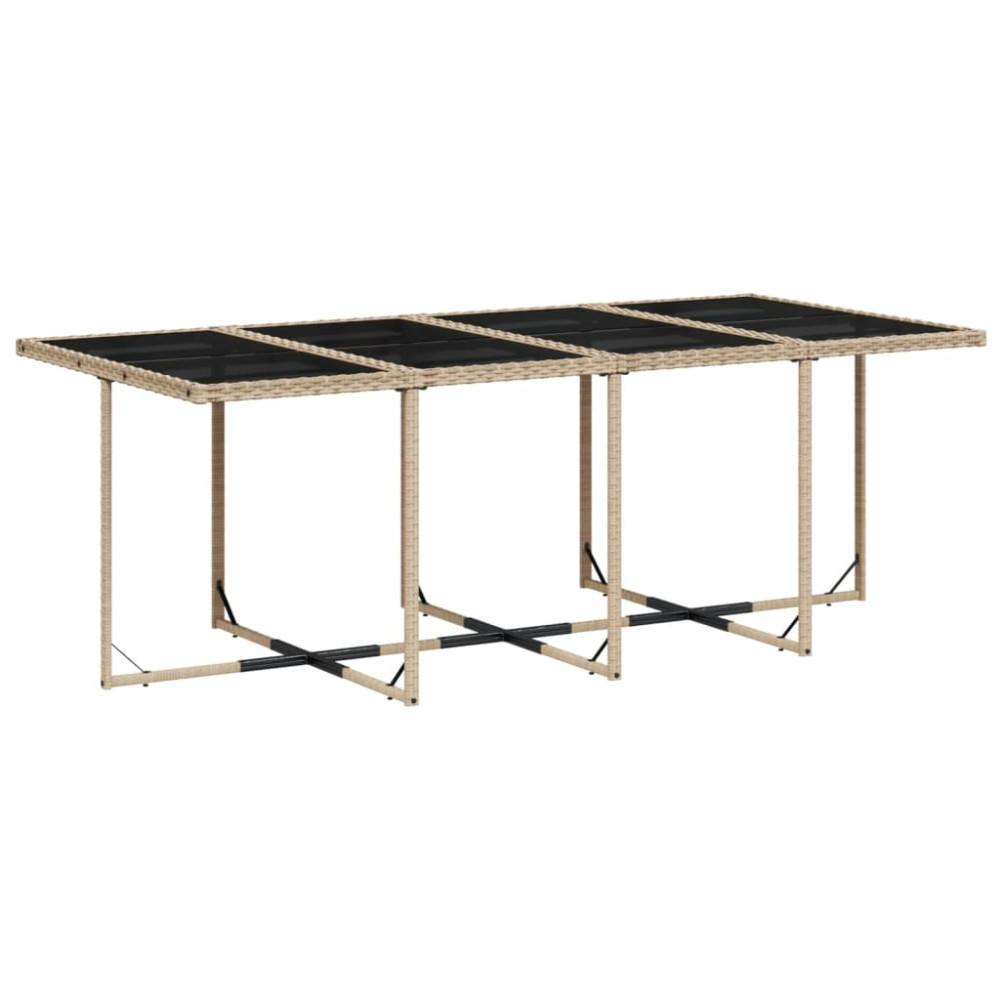 Produktbild för Matgrupp för trädgården med dynor 13delar mixbeige konstrotting