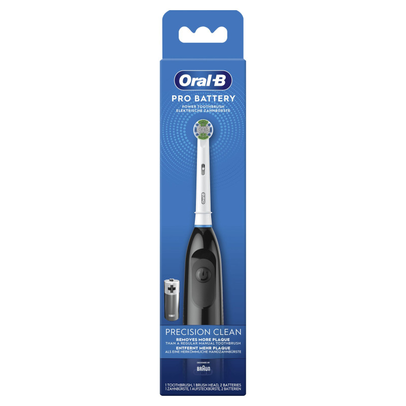 Produktbild för Oral-B Pro Battery Vuxen Svart, Vit