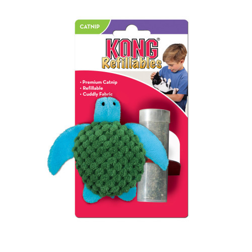 KONG KONG Leksak Refillables Turtle Flerfärgad 10cm