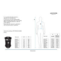 Miniatyr av produktbild för Jacson Rio Ryggskydd Svart Junior S