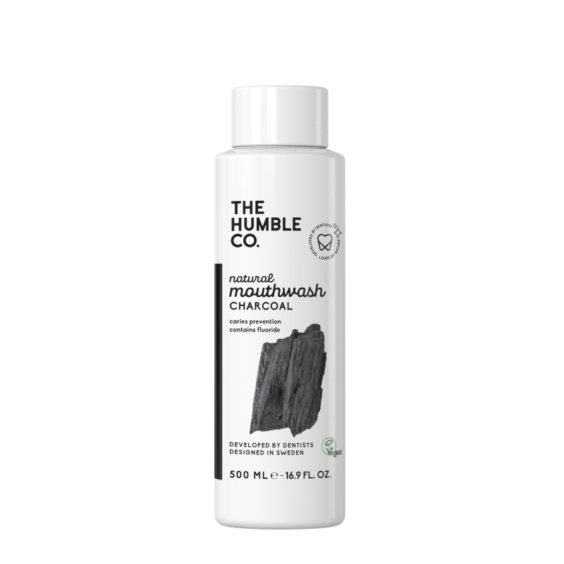 Produktbild för Humble Natural Mouthwash - Charcoal