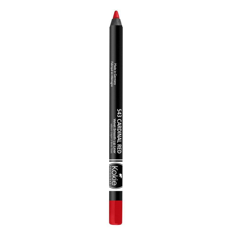 Produktbild för Kokie Velvet Smooth Lip Liner - Cardinal Red