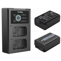Miniatyr av produktbild för SmallRig 3818 NP-FW50 Battery & Charger Kit