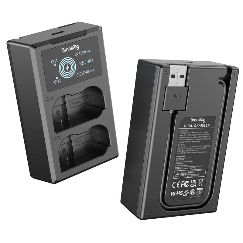 Produktbild för SmallRig 3820 EN-EL15 Battery & Charger Kit