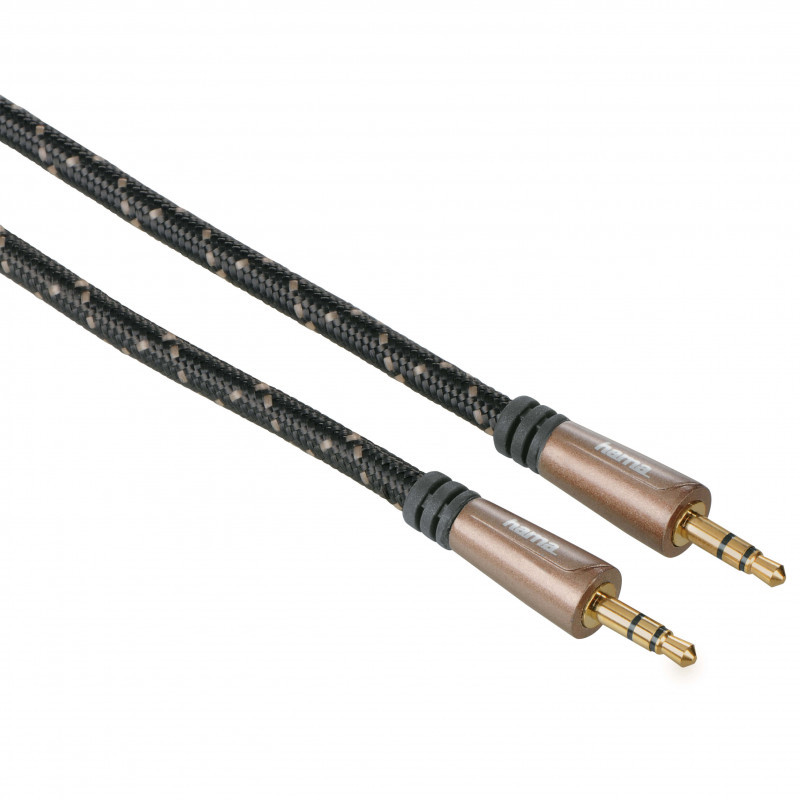 Produktbild för Kabel Audio Pro 3.5mm-3.5mm Svart 1.5m