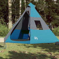 Miniatyr av produktbild för Campingtält 7 personer blå vattentätt