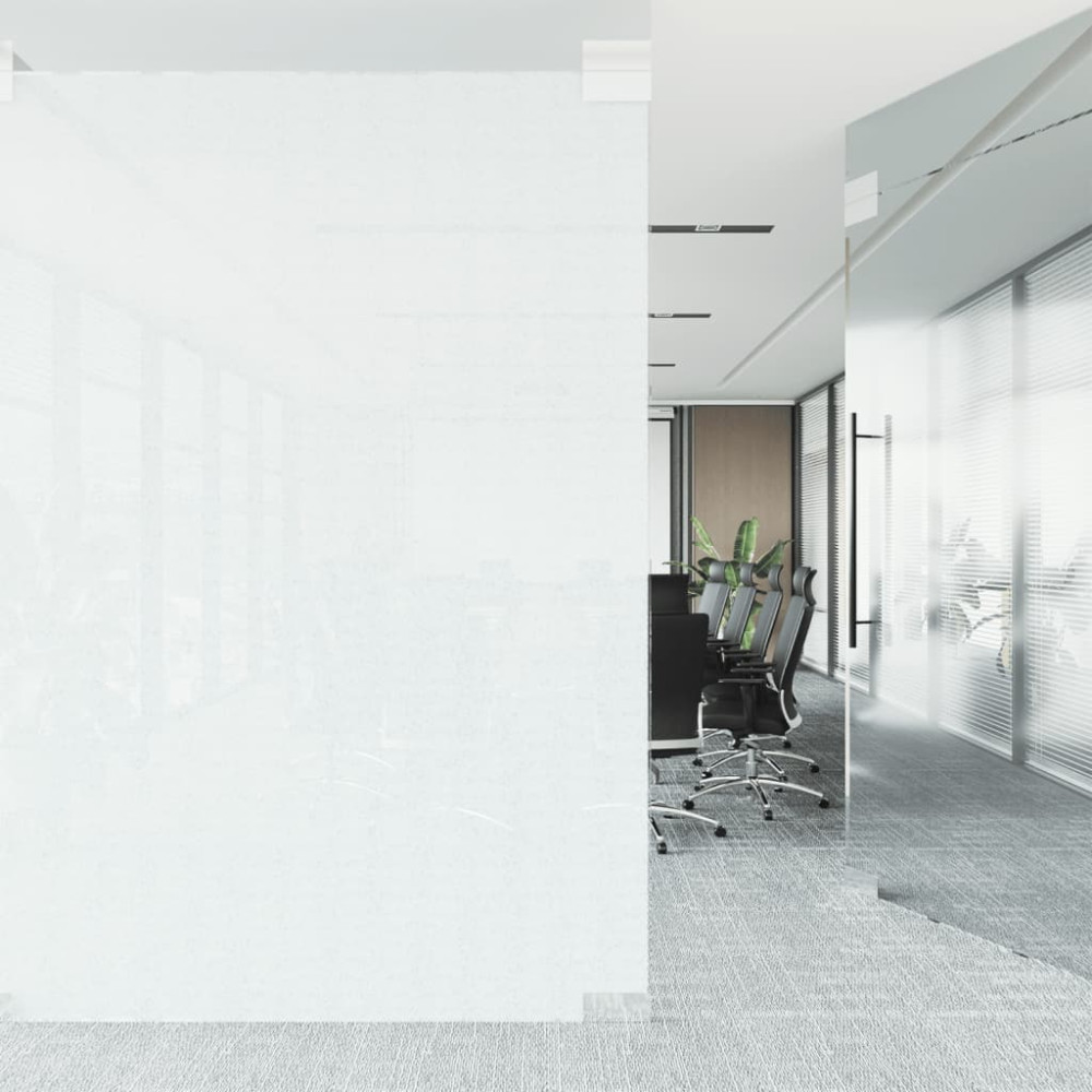 Produktbild för Fönsterfilm frostad randig design 45x1000 cm PVC