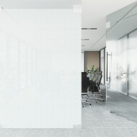 Produktbild för Fönsterfilm frostad randig design 45x1000 cm PVC