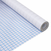 Produktbild för Fönsterfilm frostad randig design 45x1000 cm PVC