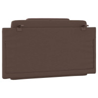 Produktbild för Headboard Cushion "Viana" Brown 100 cm Faux Leather
