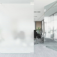Produktbild för Fönsterfilm frostad persiennmönster 90x500 cm PVC