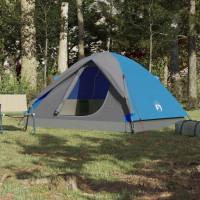 Miniatyr av produktbild för Campingtält 6 personer blå vattentätt