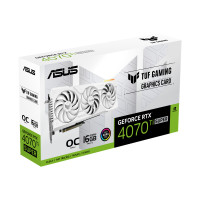 Produktbild för ASUS TUF Gaming TUF-RTX4070TIS-O16G-WHITE-GAMING NVIDIA GeForce RTX 4070 Ti SUPER 16 GB GDDR6X