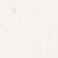 Produktbild för Trädgårdssoffa med pall 3-sits vit massiv furu