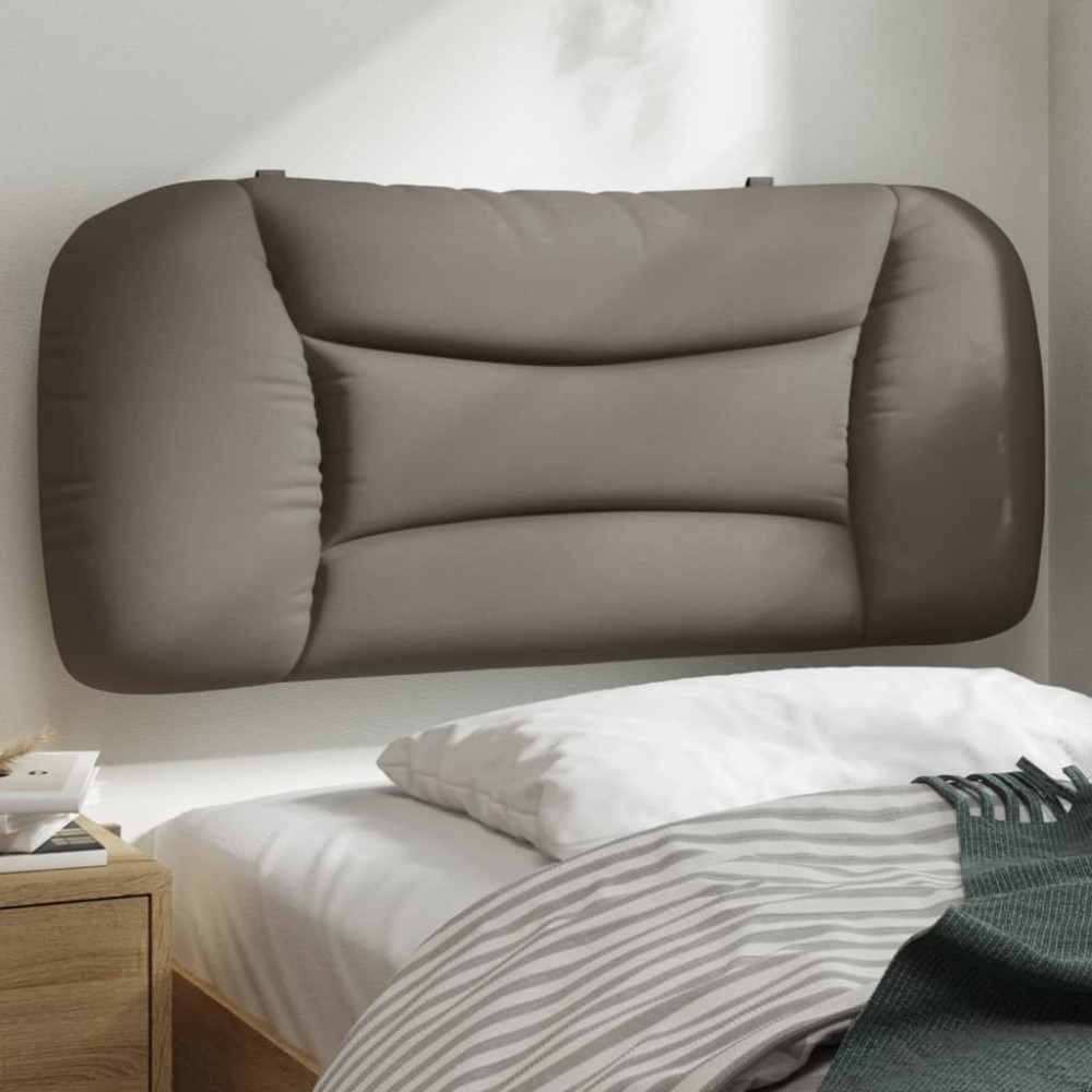 Produktbild för Headboard Cushion "Hvar" Taupe 90 cm Fabric