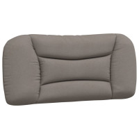 Produktbild för Headboard Cushion "Hvar" Taupe 90 cm Fabric