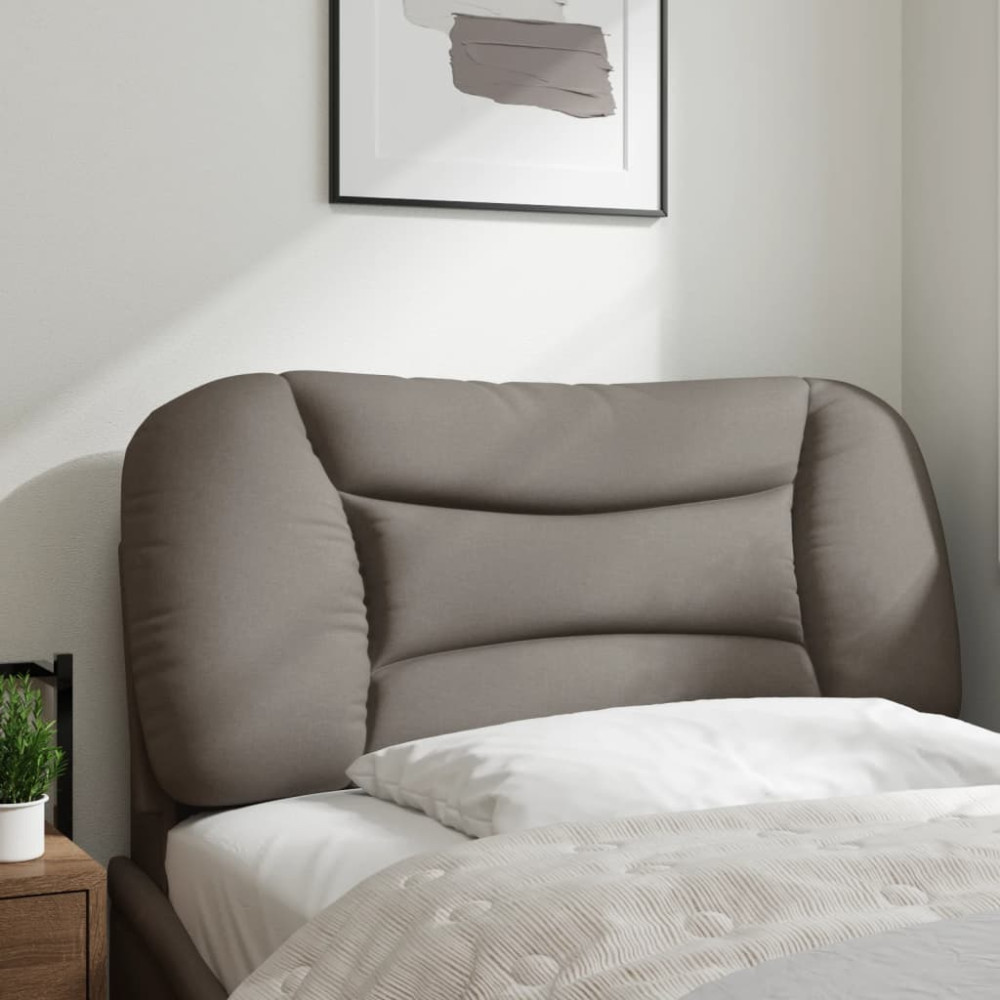 Produktbild för Headboard Cushion "Hvar" Taupe 90 cm Fabric