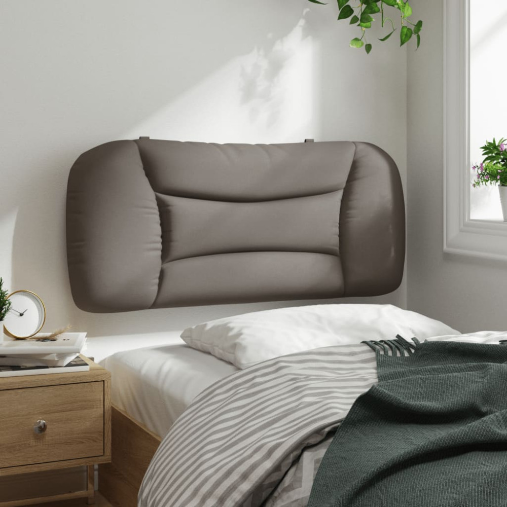 Produktbild för Headboard Cushion "Hvar" Taupe 90 cm Fabric