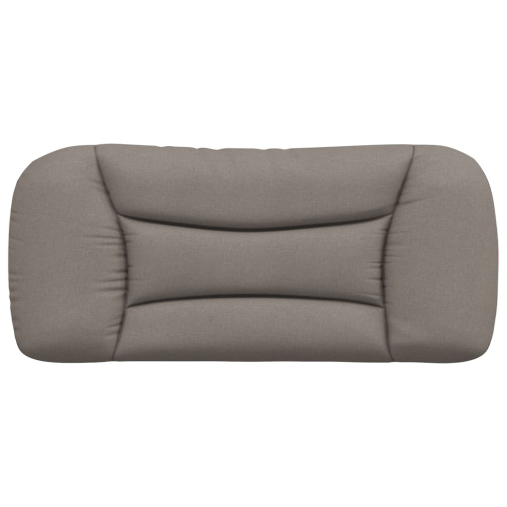 Produktbild för Headboard Cushion "Hvar" Taupe 90 cm Fabric