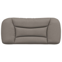 Produktbild för Headboard Cushion "Hvar" Taupe 90 cm Fabric