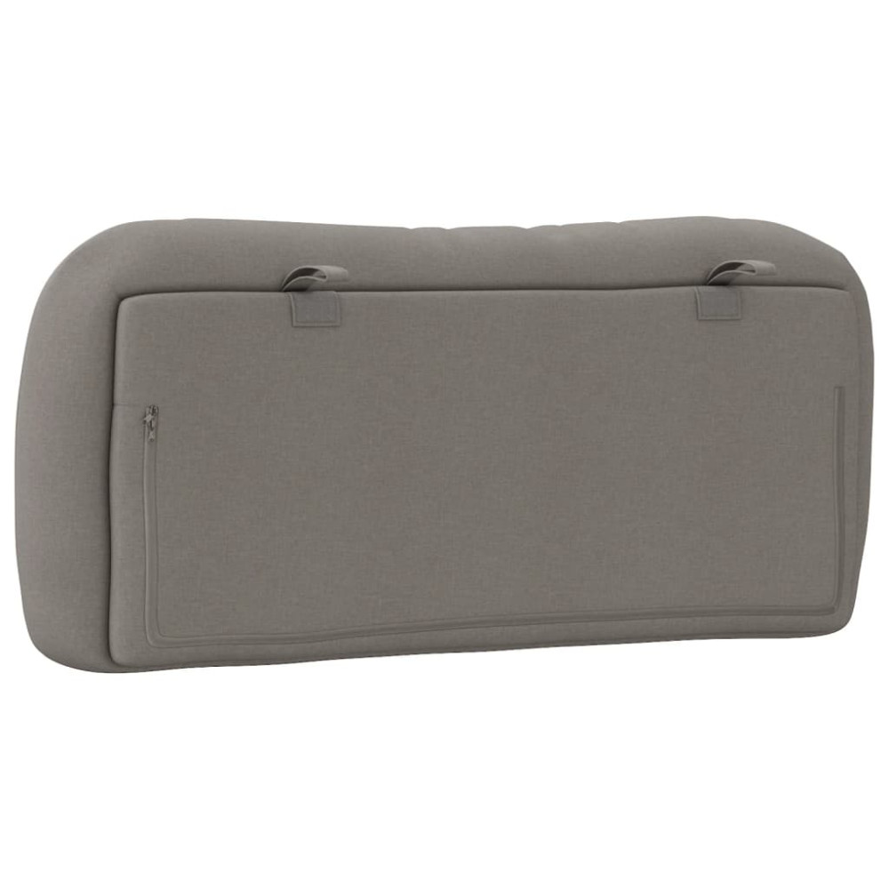 Produktbild för Headboard Cushion "Hvar" Taupe 90 cm Fabric