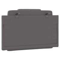 Produktbild för Headboard Cushion "Viana" Grey 80 cm Faux Leather