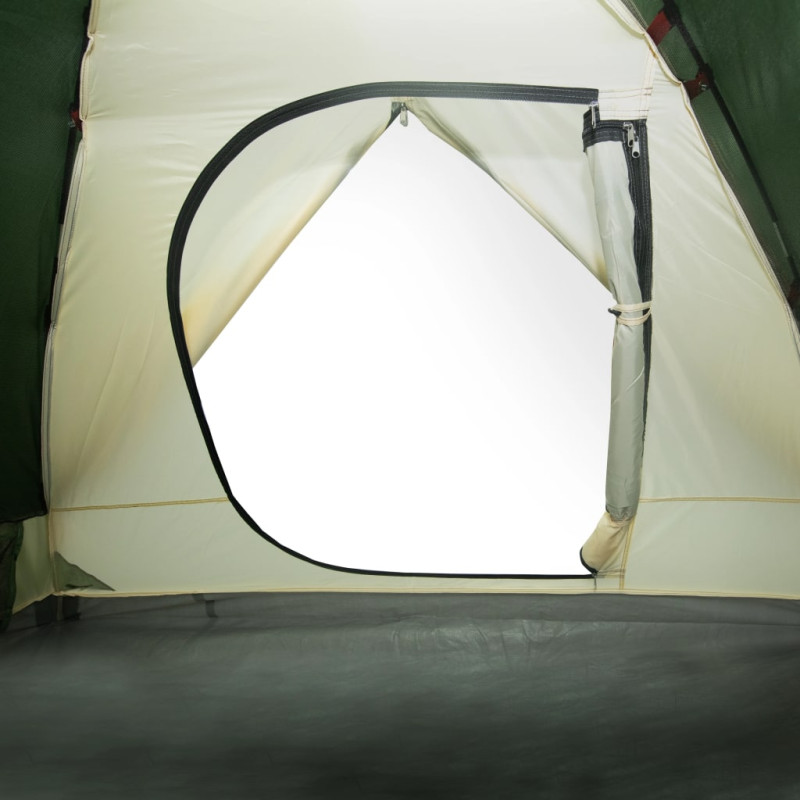 Produktbild för Campingtält 6 personer grön vattentätt