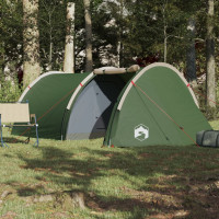 Miniatyr av produktbild för Campingtält 4 personer grön vattentätt