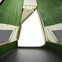 Miniatyr av produktbild för Campingtält 7 personer grön vattentätt