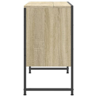 Produktbild för Tvättställsskåp sonoma-ek 80x33x60 cm konstruerat trä