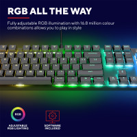 Produktbild för GXT 866 Torix Mekaniskt gamingtangentbord Nordisk layout