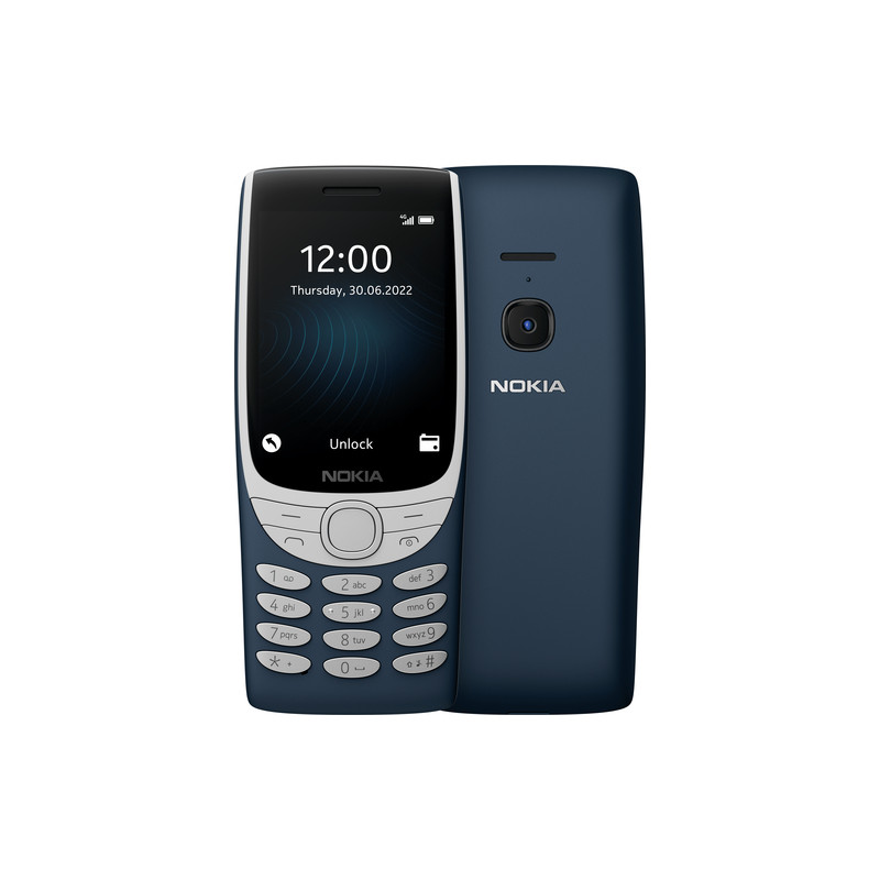 Produktbild för Nokia 8210 4G 7,11 cm (2.8") 107 g Blå Funktionstelefon