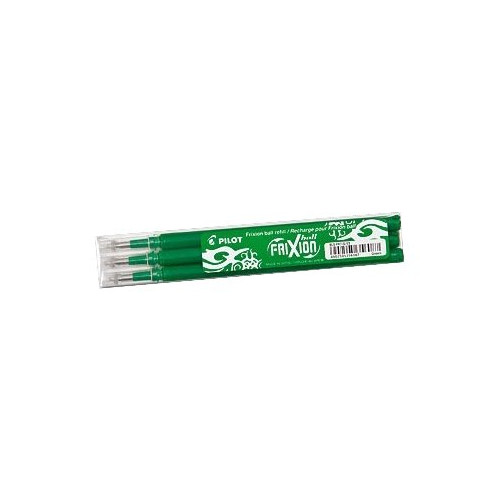 Pilot Pen Pilot FriXion Ball - påfyllning - grön (paket om 3)
