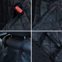 Miniatyr av produktbild för Bilsätesskydd svart 137x46x50 cm