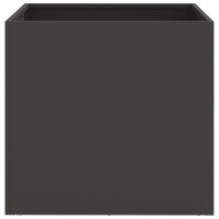Miniatyr av produktbild för Odlingslådor 2 st svart 49x47x46 cm kallvalsat stål