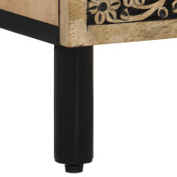 Produktbild för Sängbord 50x33x60 cm massivt mangoträ