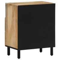 Produktbild för Sängbord 50x33x60 cm massivt mangoträ