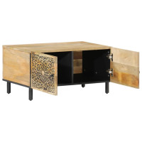 Produktbild för Soffbord 80x50x40 cm massivt mangoträ