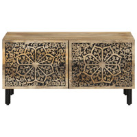 Produktbild för Soffbord 80x50x40 cm massivt mangoträ