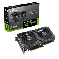 Produktbild för ASUS Dual GeForce RTX 4070 SUPER EVO 12GB - grafikkort - GeForce RTX 4070 Super - 12 GB