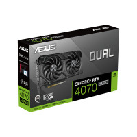 Produktbild för ASUS Dual GeForce RTX 4070 SUPER EVO 12GB - grafikkort - GeForce RTX 4070 Super - 12 GB