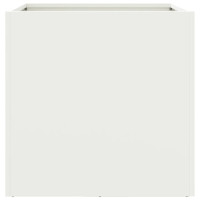 Produktbild för Odlingslådor 2 st vit 42x40x39 cm stål