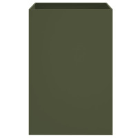 Miniatyr av produktbild för Odlingslåda olivgrön 52x48x75 cm kallvalsat stål