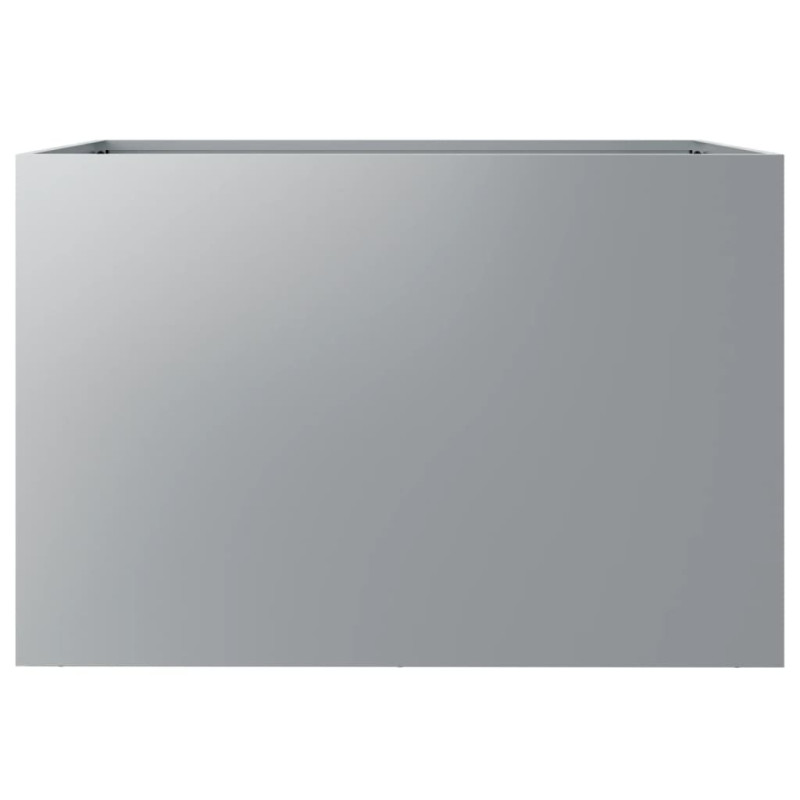 Produktbild för Odlingslåda silver 62x40x39 cm galvaniserat stål