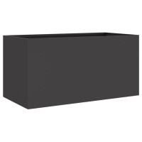 Miniatyr av produktbild för Odlingslåda svart 62x30x29 cm kallvalsat stål