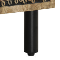 Produktbild för Tv-bänk 105x33x46 cm massivt mangoträ